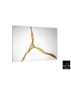 SURCOS II-ESPEJO PAN ORO 80X120